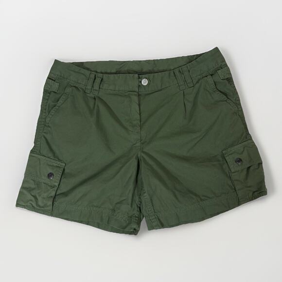 J Crew Weathered Olive Green City Fit Broken In Chino Classic Twill Shorts Sz 10 - Picture 1 of 11